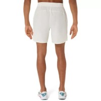 Short Asics Match 7IN Blanco Crema