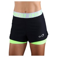 Short Endless Tech emblematique Negro Verde