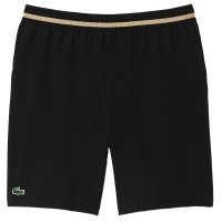 Short Lacoste Novak Djokovic Negro Amarillo