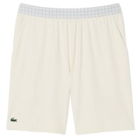 Short Lacoste Tenis Ultra Dry Blanco Roto