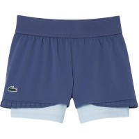 Short Lacoste Ultra Dry Violeta Azul Mujer