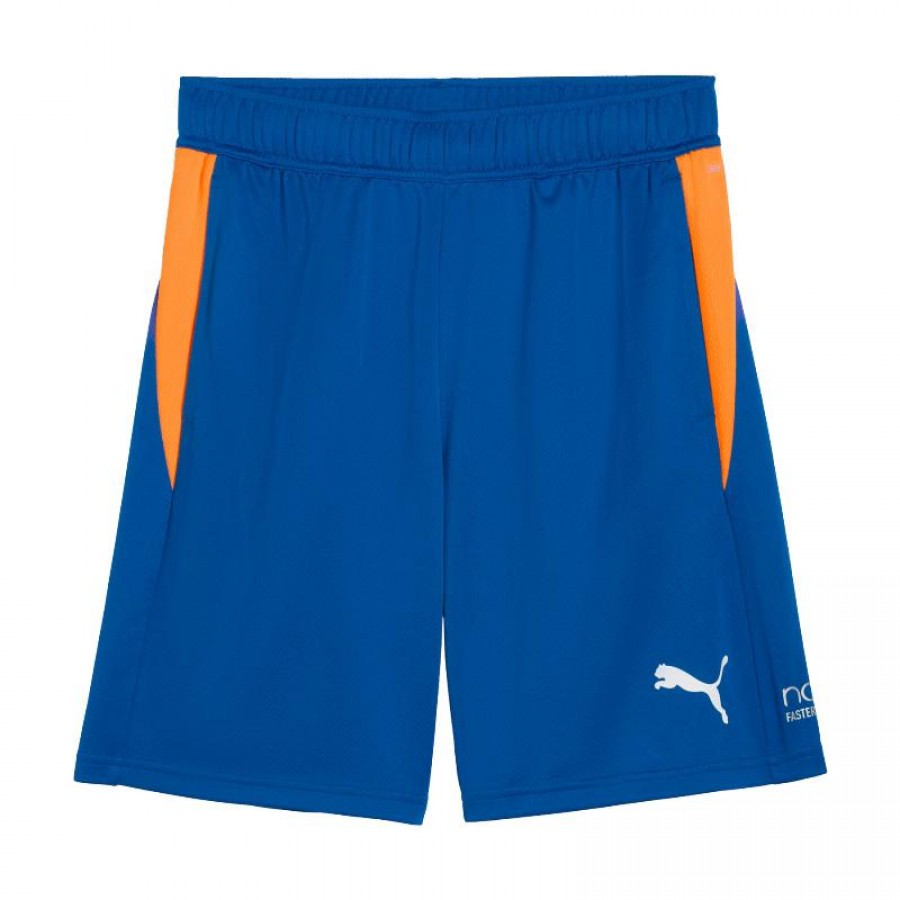 Short Puma Individual Azul Naranja
