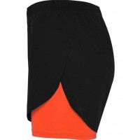 Court fluor corail noir Roly Lanus - Barata Oferta Outlet