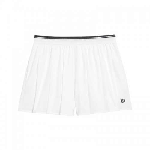 Short Wilson Velocity Pleated Blanco Mujer