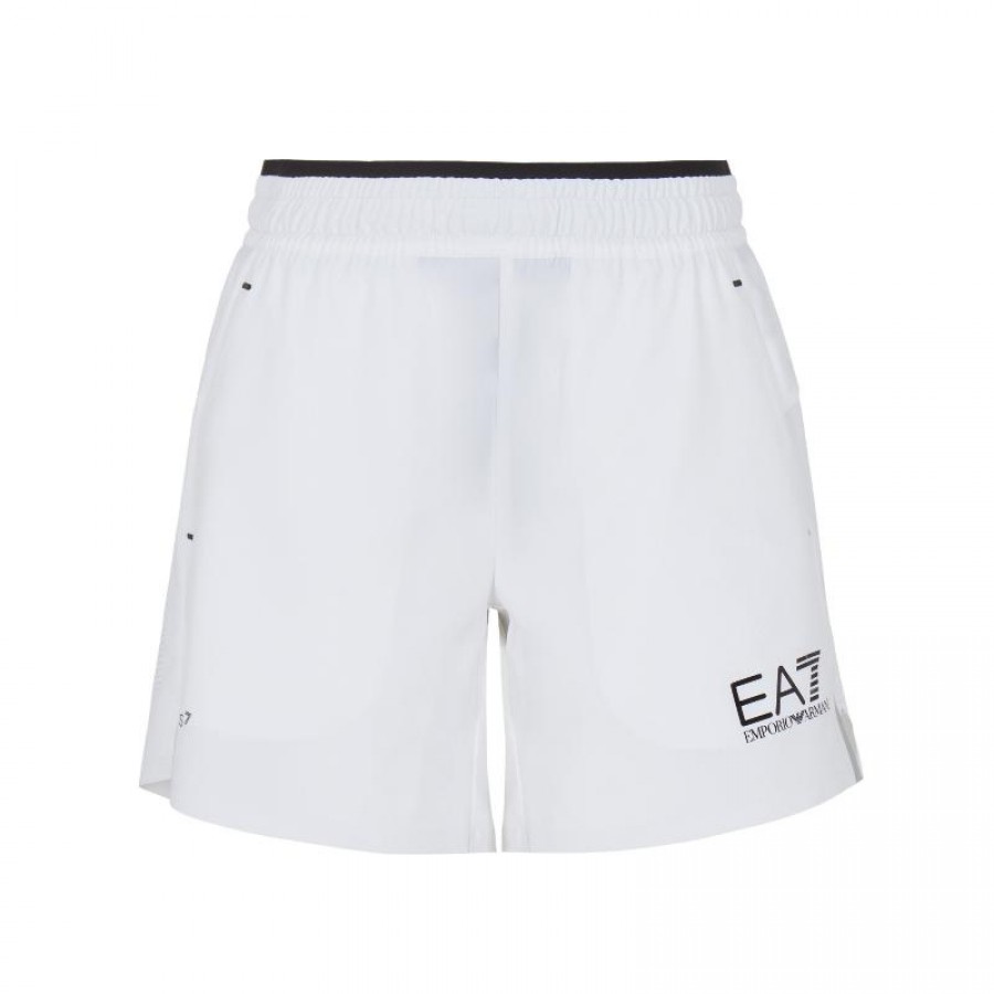 Armani EA7 Ventus 7 Shorts Brancos Femininos