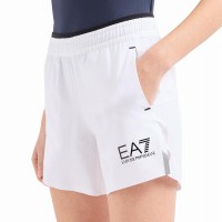 Armani EA7 Ventus 7 Shorts Brancos Femininos