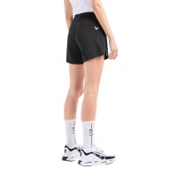 Shorts femininos pretos Armani EA7 Ventus 7