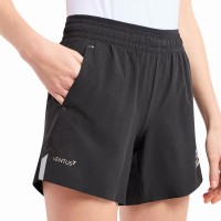 Shorts femininos pretos Armani EA7 Ventus 7