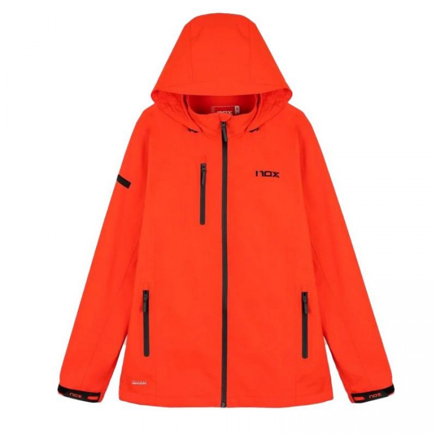 Softshell Nox Team Rojo Negro Mujer