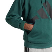 Sudadera Adidas Essentials Verde Negro