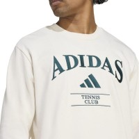 Sudadera Adidas Heritage Graphic Blanco Tiza