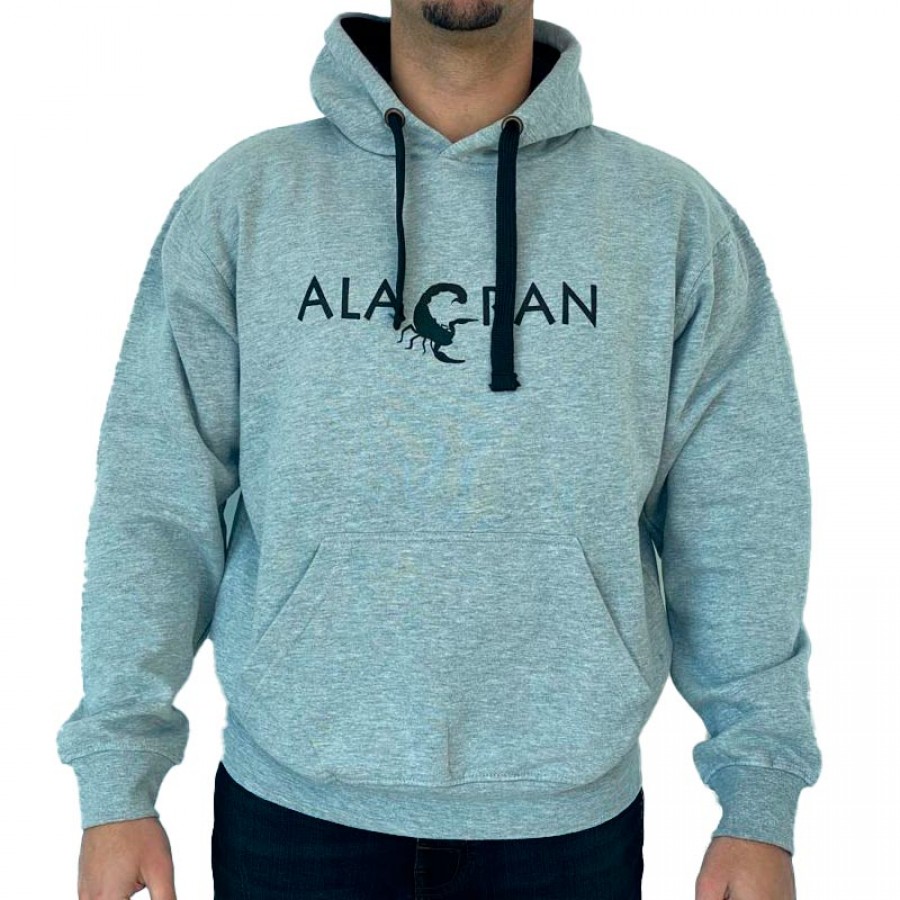 Alacran Team Sweatshirt Grey Black PADELPOINT Alacran Team Sweatshirt Grey Black