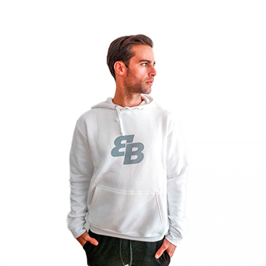 BB Unisex White Sweatshirt PADELPOINT BB Unisex White Sweatshirt