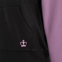 Sudadera Couronne Noire Merida Rosa Negro Mujer