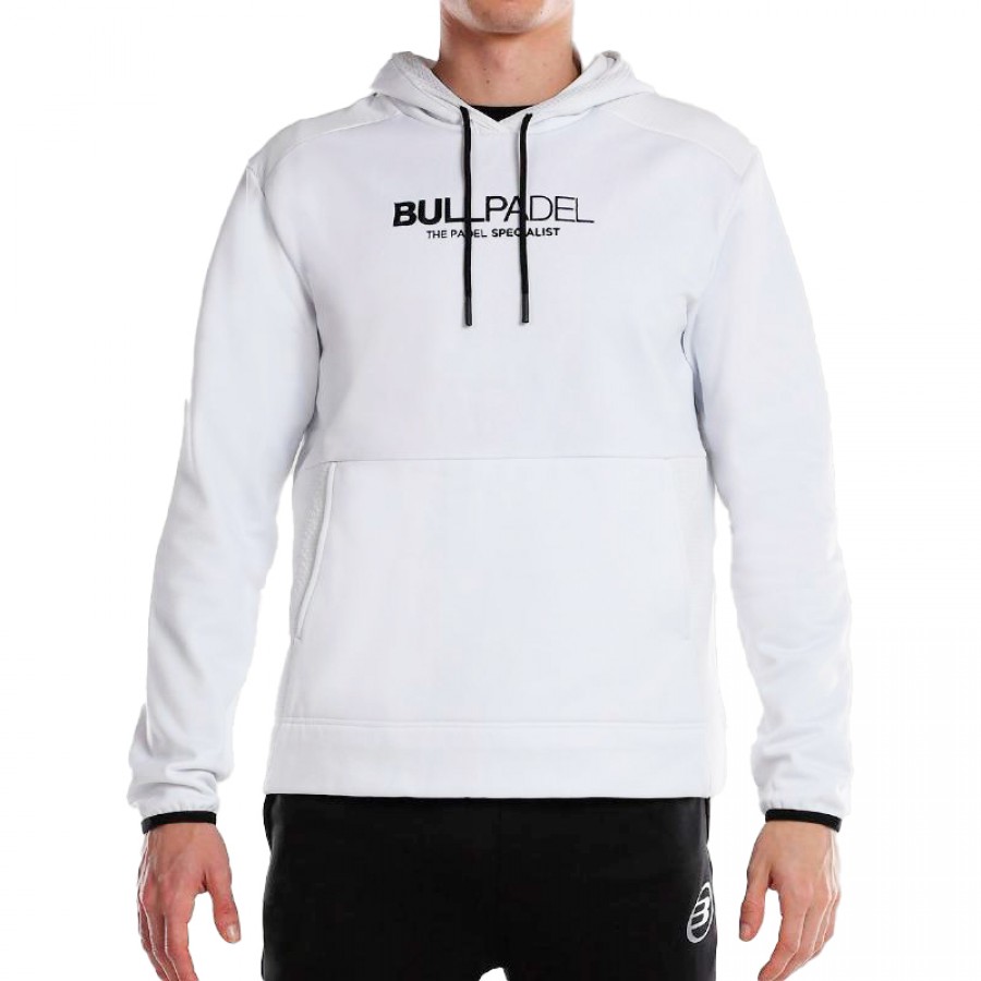 Sweatshirt Bullpadel Yambo White PADELPOINT Sweatshirt Bullpadel Yambo White