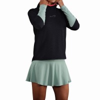 Sudadera Endless Breath Line Negro Verde Forest