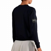 Sudadera Endless Inner Tech Negro Dorado