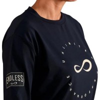 Sudadera Endless Inner Tech Negro Dorado