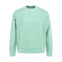Head Motion Crewneck Turquoise Sweat-shirt PADELPOINT Head Motion Crewneck Turquoise Sweat-shirt