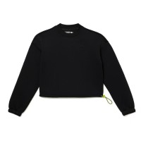 Sweatshirt Lacoste Sport Adjustable Black Women PADELPOINT Sweatshirt Lacoste Sport Adjustable Black Women