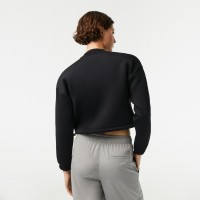 Sweatshirt Lacoste Sport Adjustable Black Women PADELPOINT Sweatshirt Lacoste Sport Adjustable Black Women