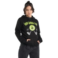 Sudadera Lok Invincible Negro Mujer