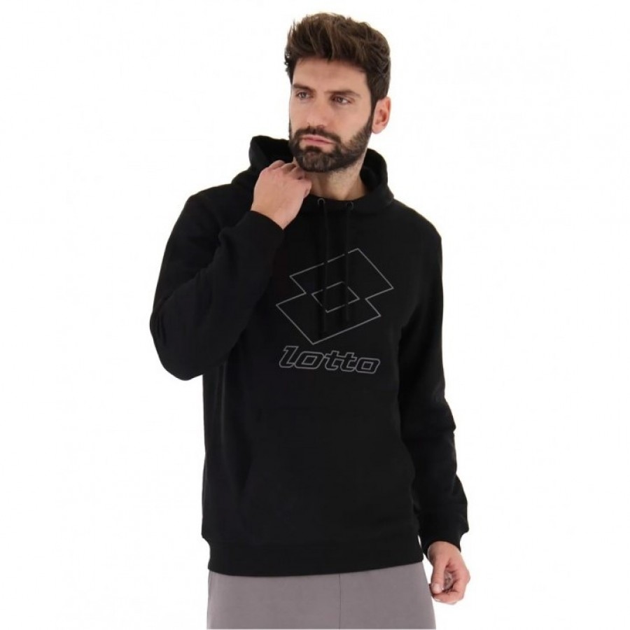Sudadera Lotto Smart IV Negro PADELPOINT Sudadera Lotto Smart IV Negro
