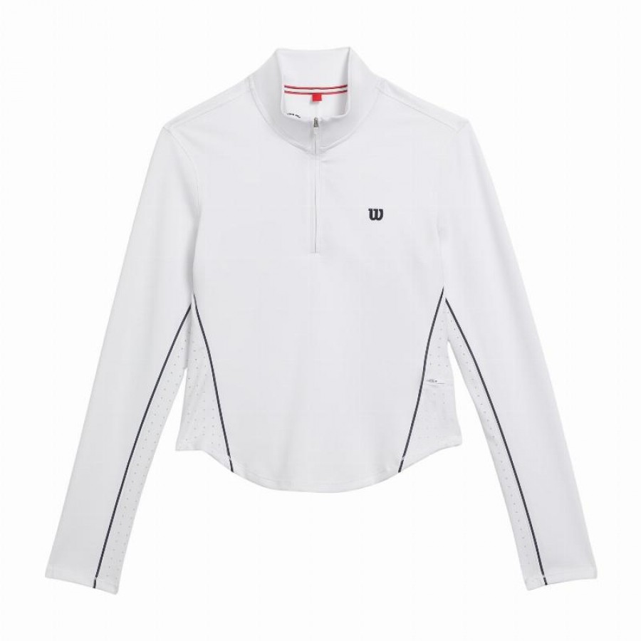 Sudadera Wilson Brentwood Blanco Mujer