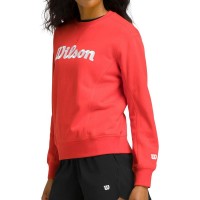 Sweat rouge féminin Wilson Team Crew