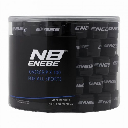 Tambor Enebe Liso Negro 100 Overgrips
