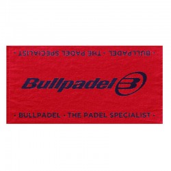 Toalha Bullpadel 100x50 Vermelho Preto