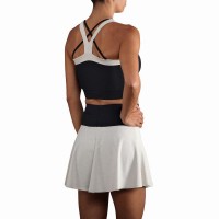 Top Endless Crop Negro Dorado