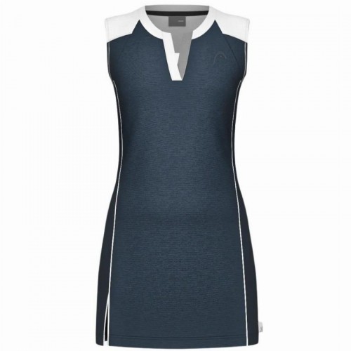 Vestido Head Play Tech Azul Marino Blanco