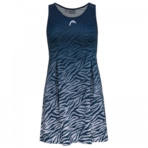 Vestido Head Spirit Azul Oscuro Print