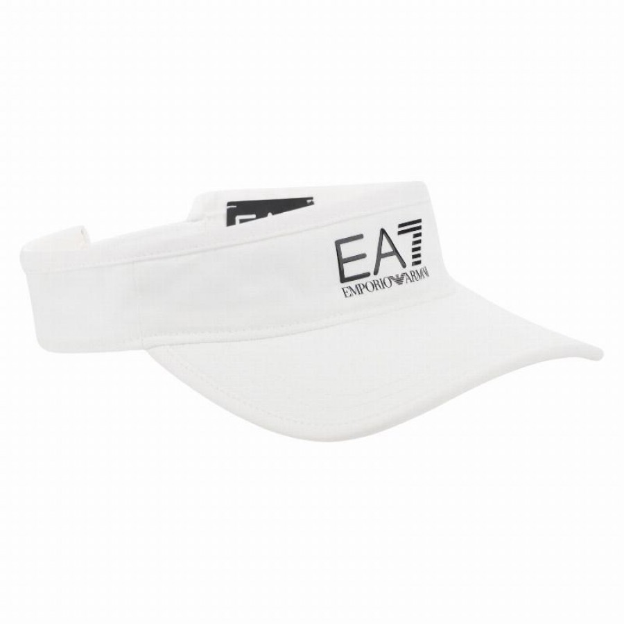 Visera Armani EA7 Tennis Pro Blanco Negro