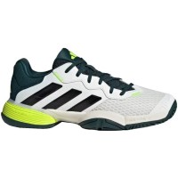 Zapatillas Adidas Barricade K Blanco Negro Verde Junior