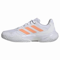 Adidas CourtJam Control 3 Baskets Blanches Orange pour femmes