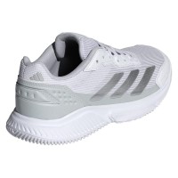 Zapatillas Adidas Courtquick Padel Blanco Gris Mujer