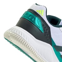 Zapatillas Adidas Courtquick Padel Blanco Verde
