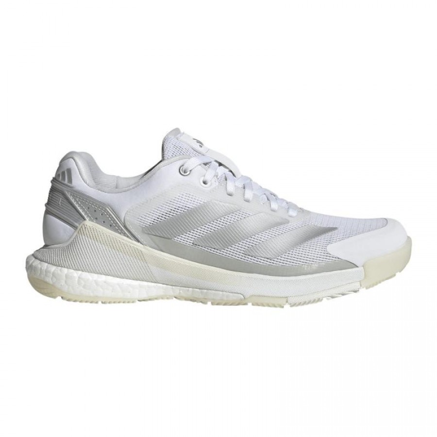 Tênis feminino Adidas Crazyquick Boost Padel White Gray
