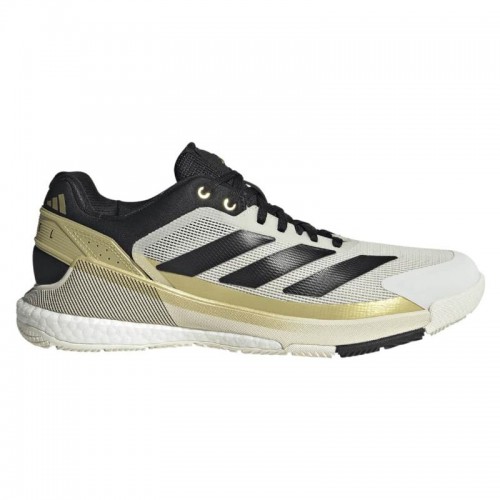 Tênis Adidas Crazyquick Boost Padel Branco Preto Ouro