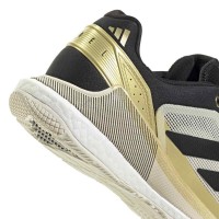 Tênis Adidas Crazyquick Boost Padel Branco Preto Ouro