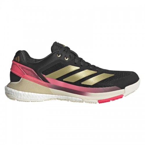 Tênis Adidas Crazyquick Boost Padel Black Gold Rose