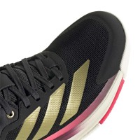 Tênis Adidas Crazyquick Boost Padel Black Gold Rose