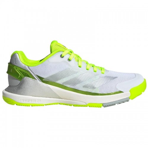Zapatillas de Padel Adidas Crazyquick LS Padel Lucid Limon Plata Mujer