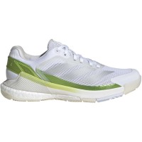 Zapatillas Adidas Crazyquick Padel Blanco Lucid Limon Mujer