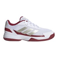 Zapatillas Adidas Crazyquick Padel Blanco Rojo Junior