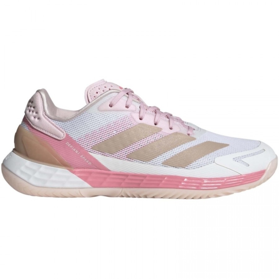 Zapatillas Adidas Defiant Speed 2 Blanco Perla Rosa Mujer