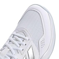 Tênis femininos Adidas GameCourt 3 Branco Prateado