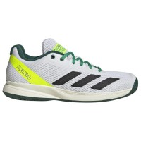 Zapatillas Adidas Pickleball Courtflash Blanco Negro Verde